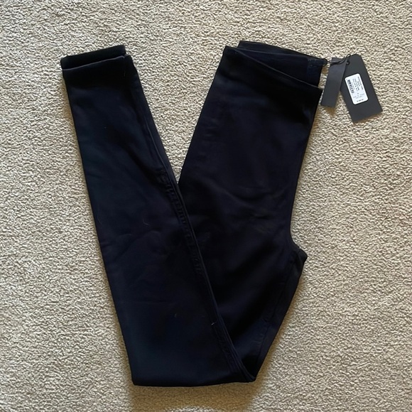 NWT Rag & Bone Nina High Rise Pull On Jeans w/ Slit in Black - Picture 1 of 9